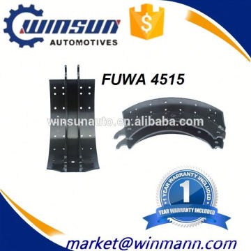 Zapato de freno Fuwa Type Truck 4515 de la venta caliente